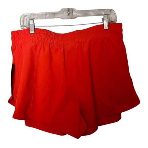 90 Degrees Orange Drawstring  Athletic Sporty Running Two Layer Shorts Sz XL NWT - Picture 11 of 11